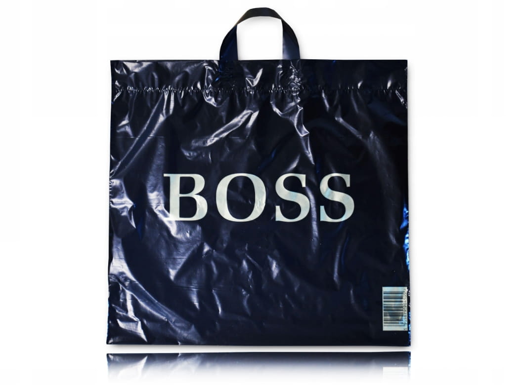 REKLAMÓWKI CZARNE FOLIOWE BOSS 50x50cm UCHO 25szt KOLOR BOSS 25 SZT ...