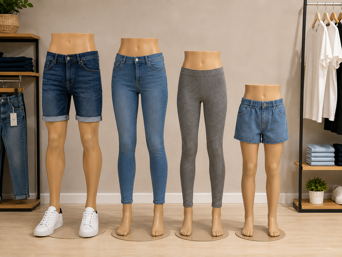 Ekspozytory nóg do spodni, jeansów i legginsów – MONTIP
