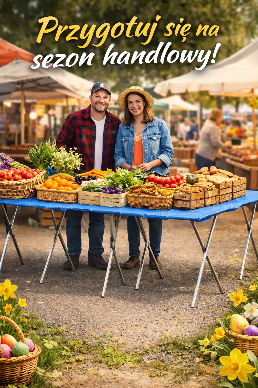 Stoły handlowe na bazar – jak przygotować stoisko na sezon wiosenno-letni?